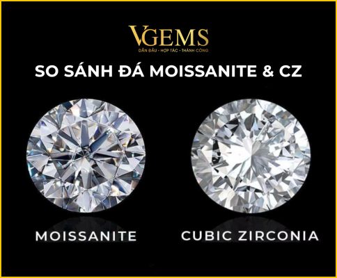SO SÁNH ĐÁ MOISSANITE VÀ CZ